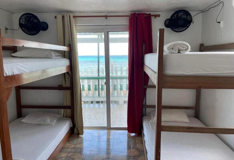 带海景标准四人间, The Wave Hostel Corn Island