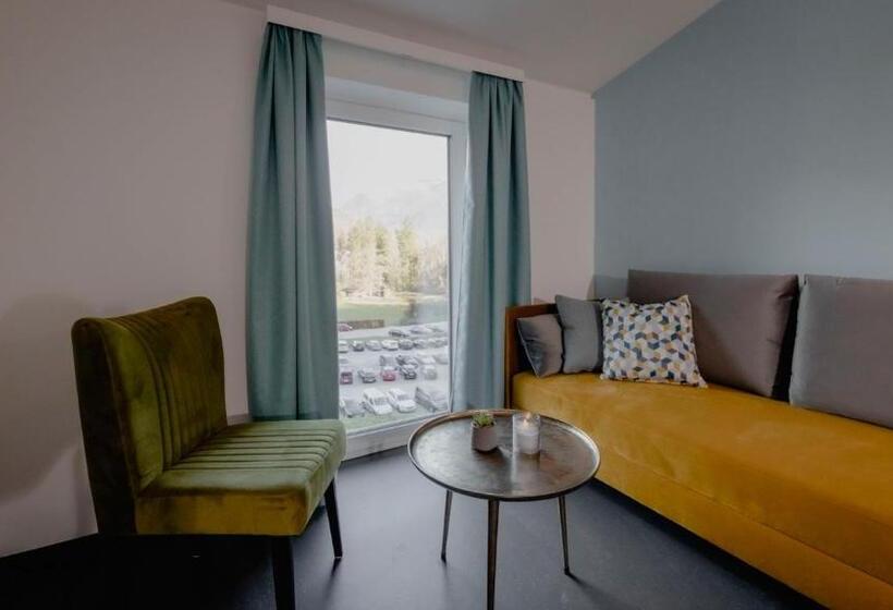 غرفة قياسية مزوَّدة بشُرفة, Bett & Berg Bad Ischl, Self Check In