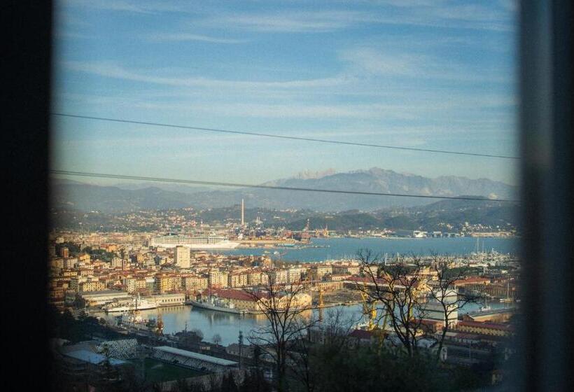 اتاق لوکس با بالکن و چشمانداز دریا, Agriturismo Belvedere 9