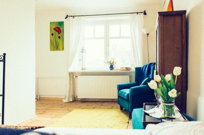 스탠다드 싱글 룸 공동욕실, Das Blaue Haus