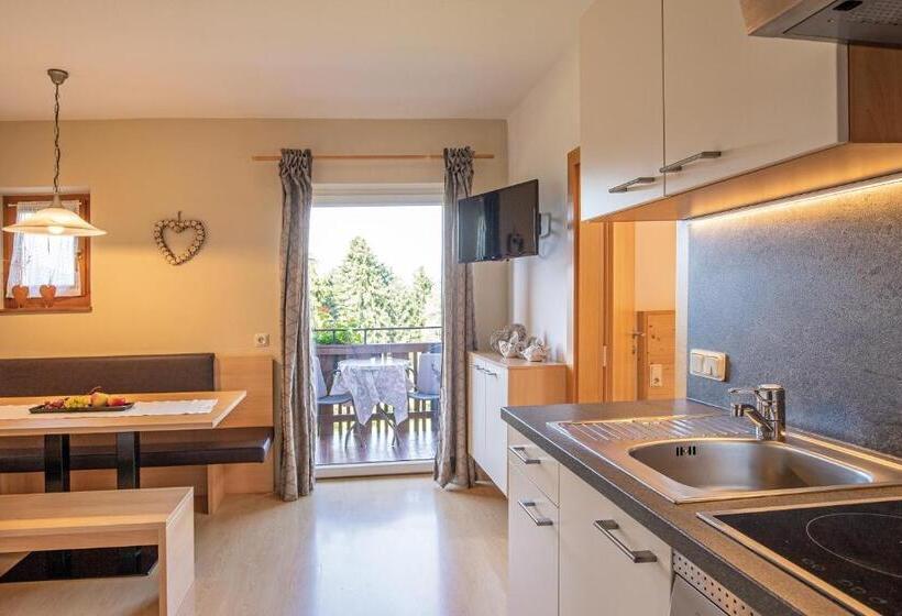Апартаменты 1 Спальня с Балконом, Residence Alpenrose