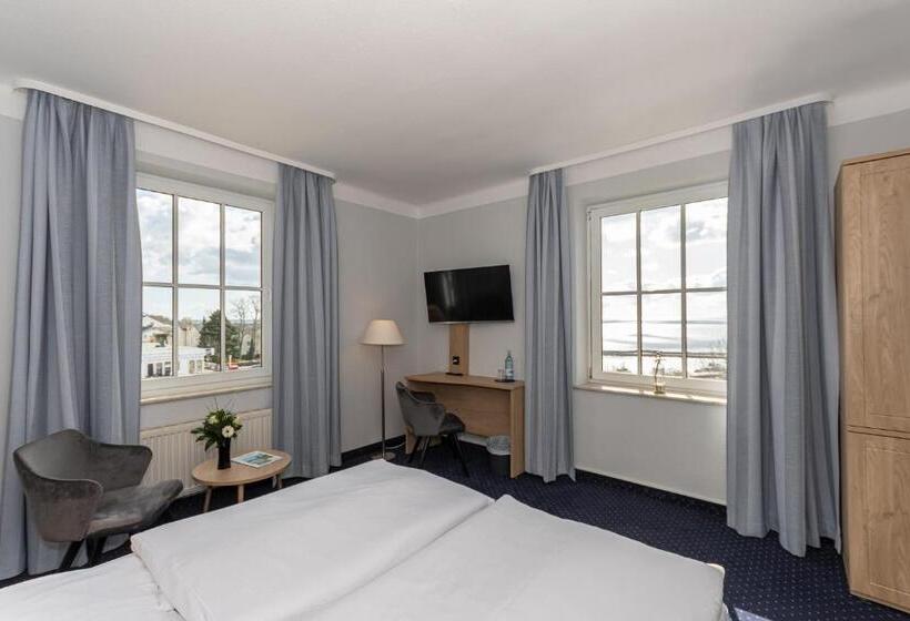 غرفة قياسية مطلّة علي البحر, Kurhotel Sassnitz