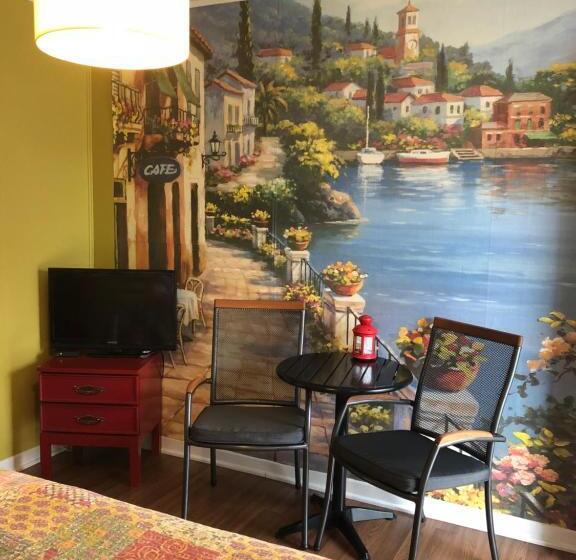 キングサイズベッドのスタンダードルーム, The Rex Motel At Niagara Falls