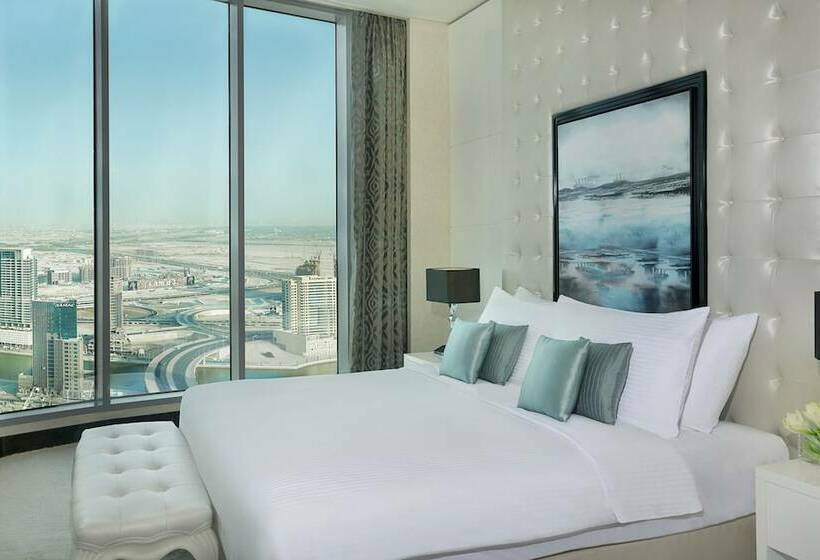 غرفة ديلوكس مطلة على المدينة, Damac Maison Mall Street