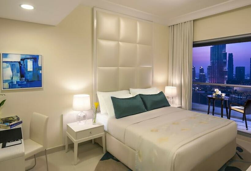 غرفة ديلوكس مطلة على المدينة, Damac Maison Mall Street