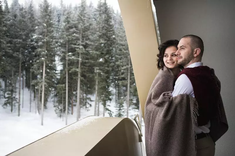 キングサイズベッドのスタンダードルーム, Alpengold Hotel Davos