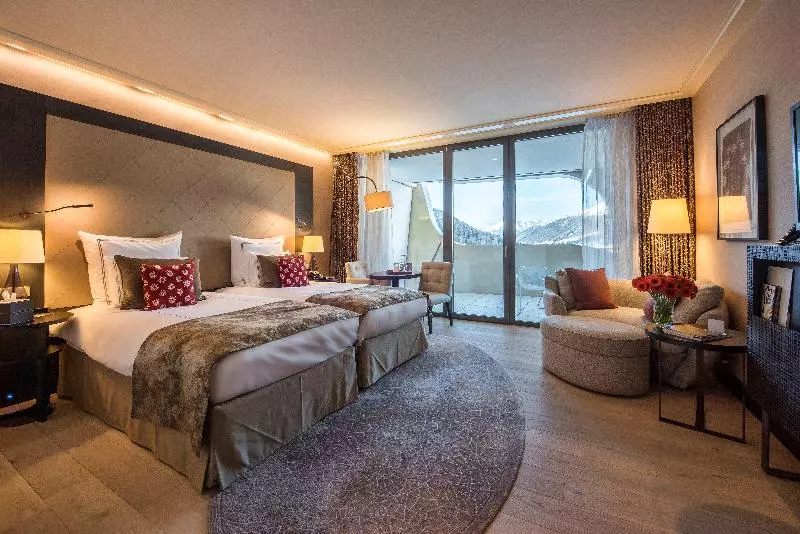 キングサイズベッドのスタンダードルーム, Alpengold Hotel Davos