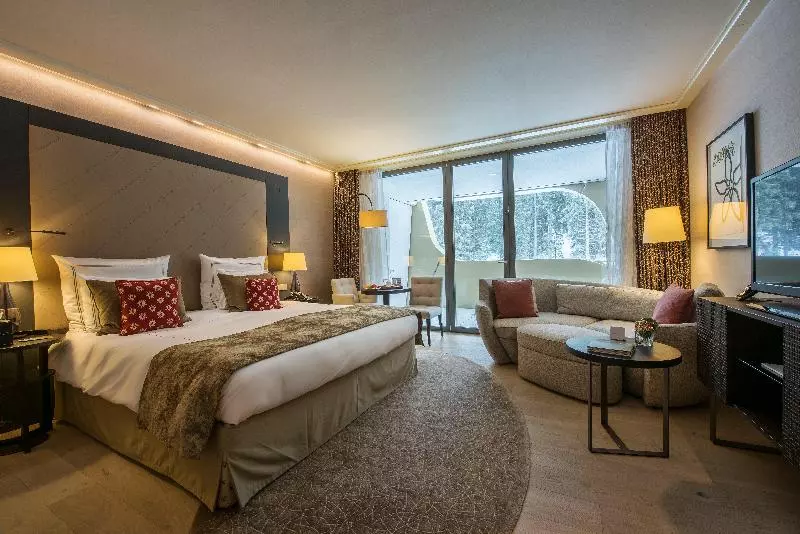 キングサイズベッドのスタンダードルーム, Alpengold Hotel Davos