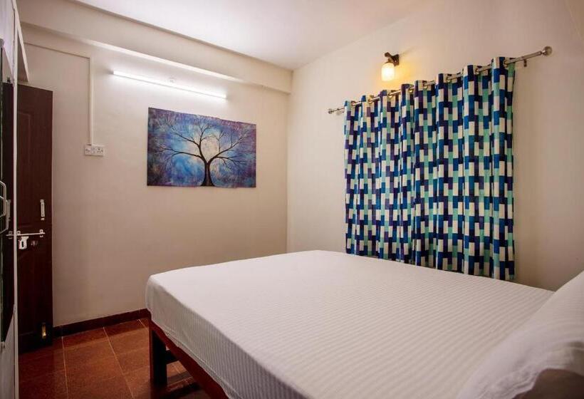 带1个卧室的公寓, Whiteboard Homes Siolim