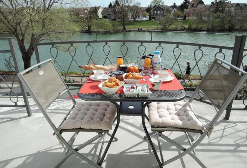 غرفة فردية مزودة بتراس, Les Pingouins De La Marne