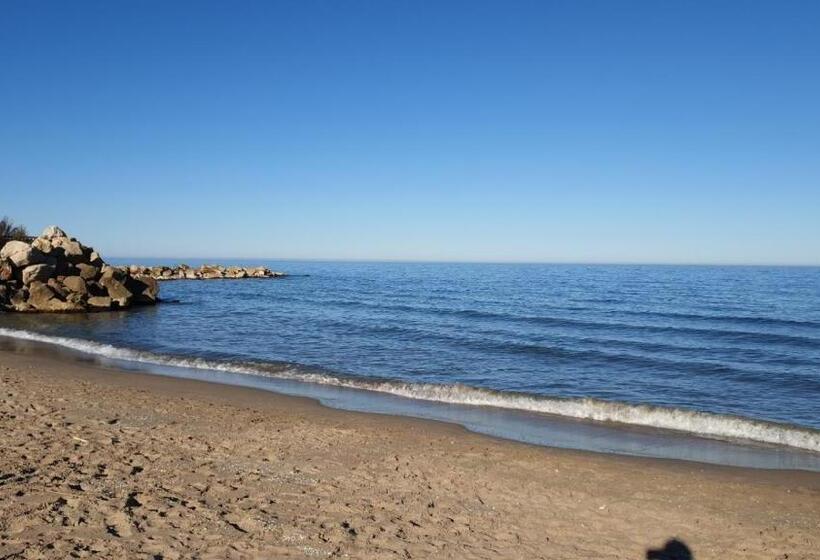 バス共有のスタンダードルーム, Vacansis Habitaciones De Hostal A Primera Linea De Playa En Cullera