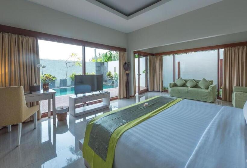 וילה עם חדר שינה אחד ובריכת שחיה, Living Asia Resort And Spa