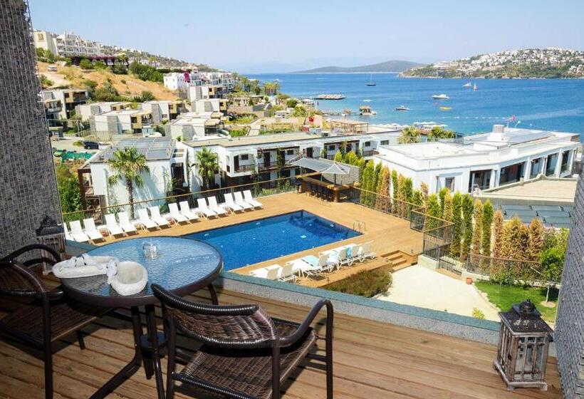 جناح ديلوكس مطل على البحر, Costa Farilya Special Class Hotel Bodrum