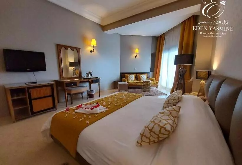 اتاق سوپریور با چشم‌انداز استخر, Eden Yasmine Resort & Spa
