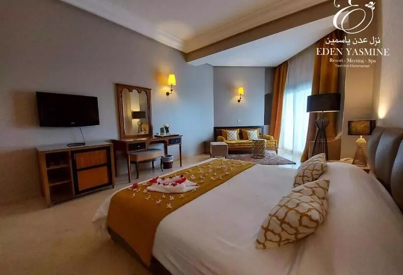 اتاق سوپریور با چشم‌انداز استخر, Eden Yasmine Resort & Spa