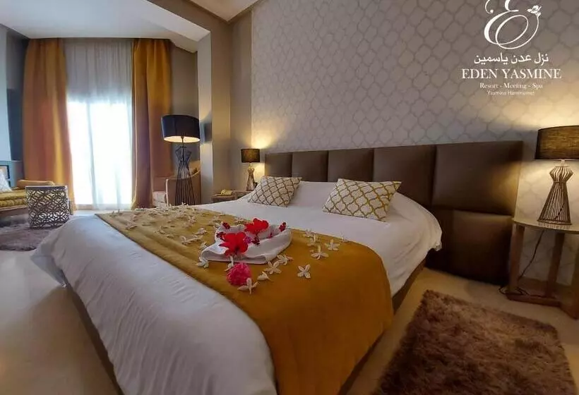 اتاق سوپریور با چشم‌انداز استخر, Eden Yasmine Resort & Spa