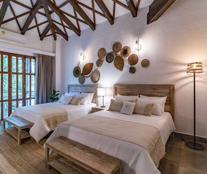 발코니가 있는 4인용 스탠다드 룸, Casa Jacaranda Hotel Boutique