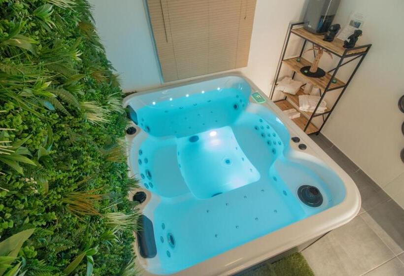 חדר סטנדרט עם ג'קוזי, Chambre D Hôtes Jardin D Eden