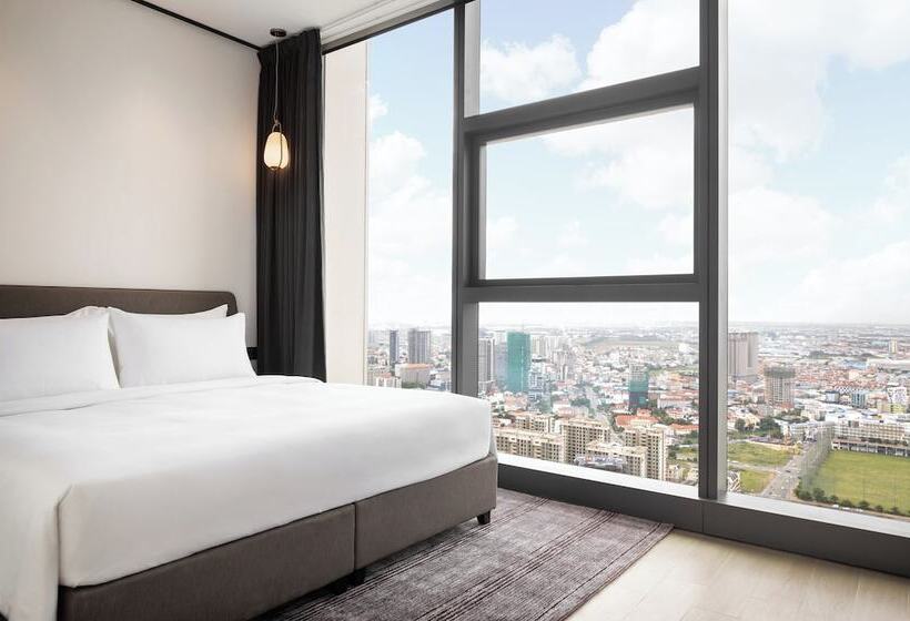 شقة بريميوم 3 غرف نوم, Citadines Flatiron Phnom Penh