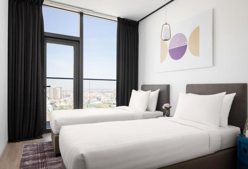 شقة إدارية غرفتين نوم, Citadines Flatiron Phnom Penh