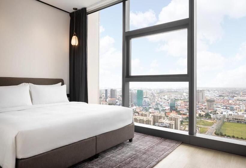شقة بريميوم 3 غرف نوم, Citadines Flatiron Phnom Penh