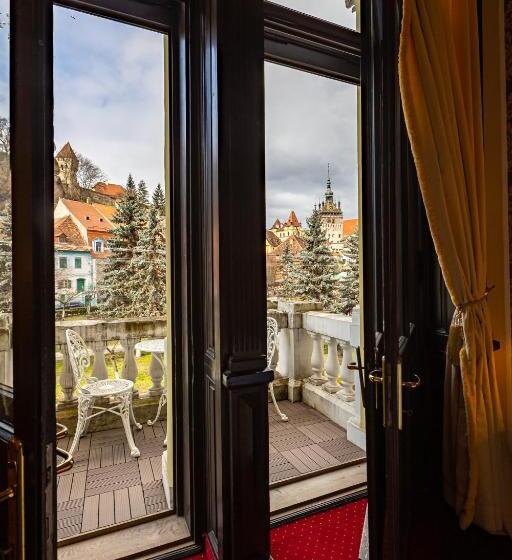 景色の見えるデラックスルーム, Central Park Sighisoara