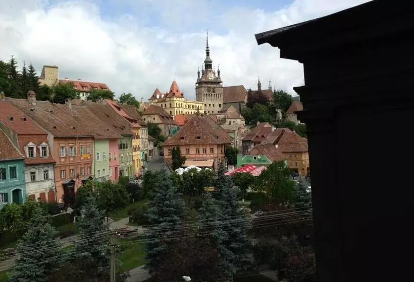 景色の見えるデラックスルーム, Central Park Sighisoara