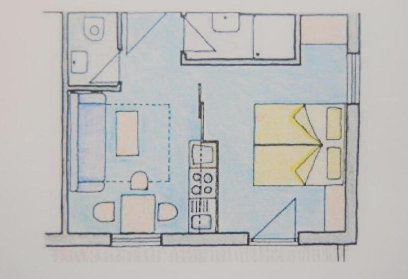 １ベッドルームアパートメント, Pension Kirchplatz
