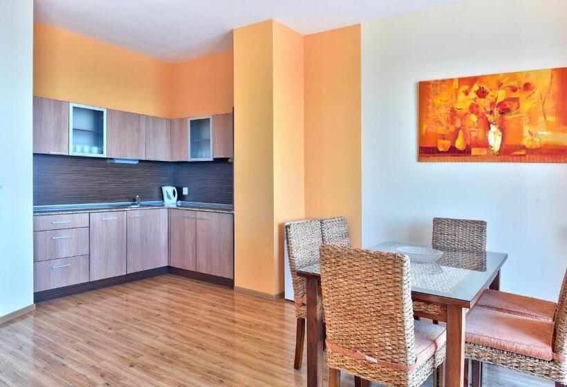 Апартаменты Deluxe 1 Спальня Вид на Море, Topola Skies Resort & Aquapark