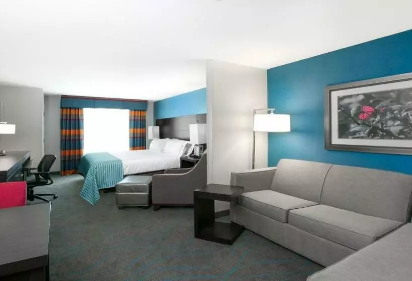 キングサイズベッドのスーペリアルーム, Holiday Inn Express Moline   Quad Cities Area, An Ihg