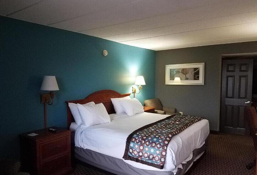 キングサイズベッドのスタンダードルーム, Americas Best Value Inn St. Louis Downtown