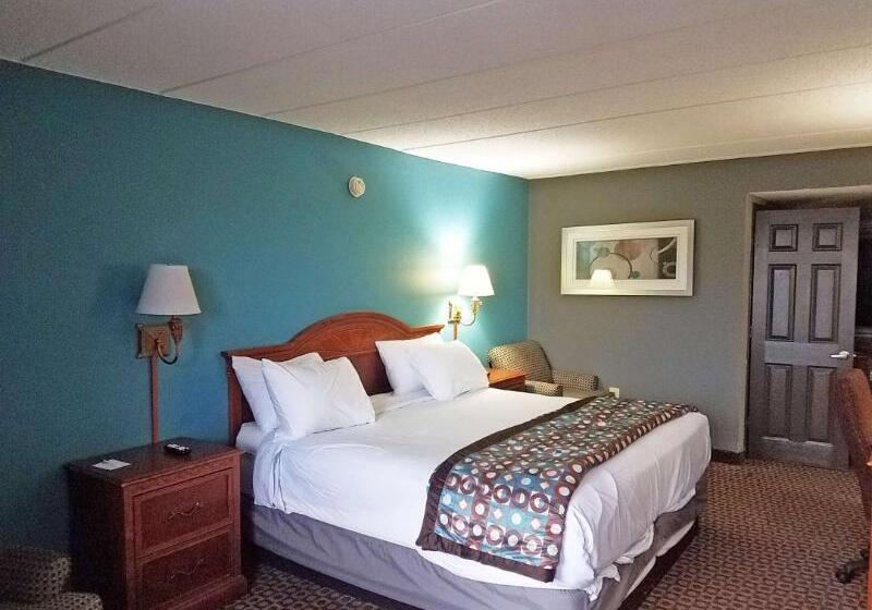キングサイズベッドのスタンダードルーム, Americas Best Value Inn St. Louis Downtown