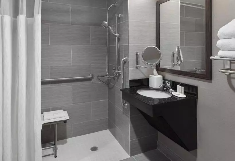キングサイズベッドのスタンダードルーム, Fairfield Inn & Suites By Marriott New York Staten Island