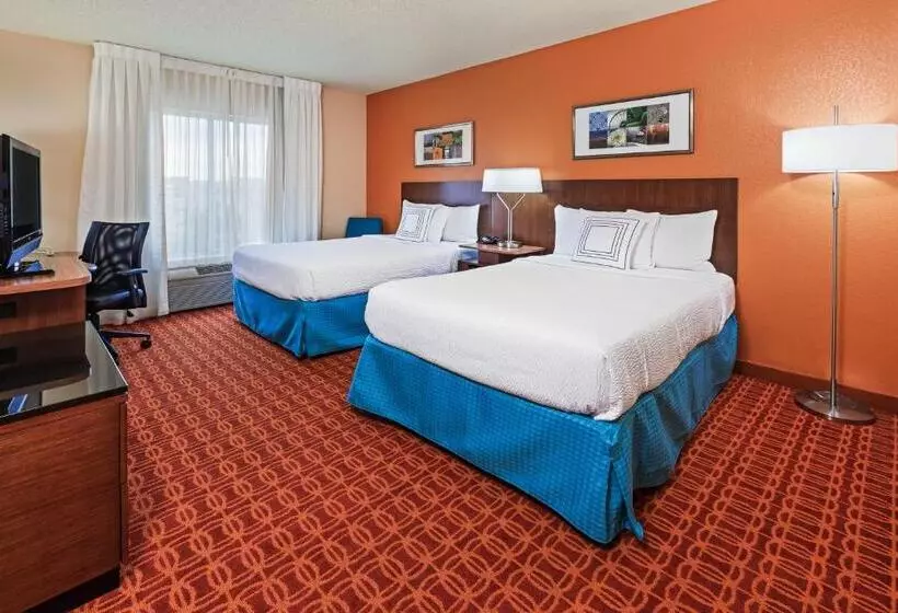 ２ダブルベッドのスタンダードルーム, Fairfield Inn And Suites By Marriott Austin Northwest/the Domain Area