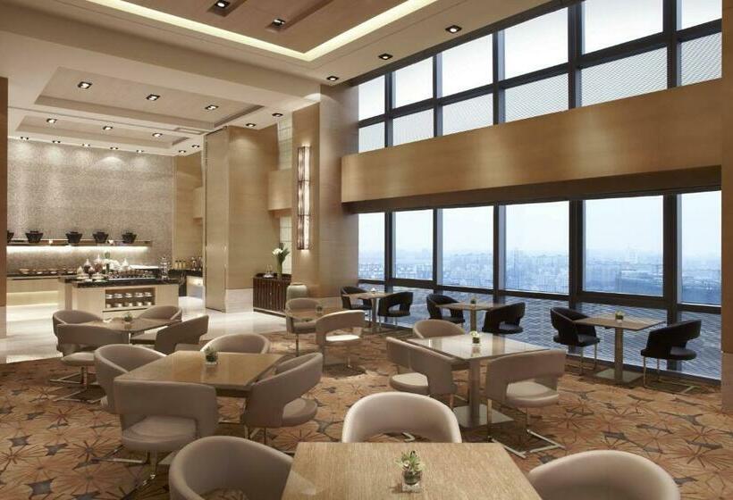 이그제큐티브 룸 킹사이즈 침대, Shanghai Marriott Hotel Pudong East