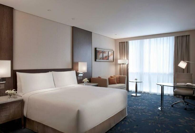 اتاق اجرایی با تخت بزرگ, Shanghai Marriott Hotel Pudong East