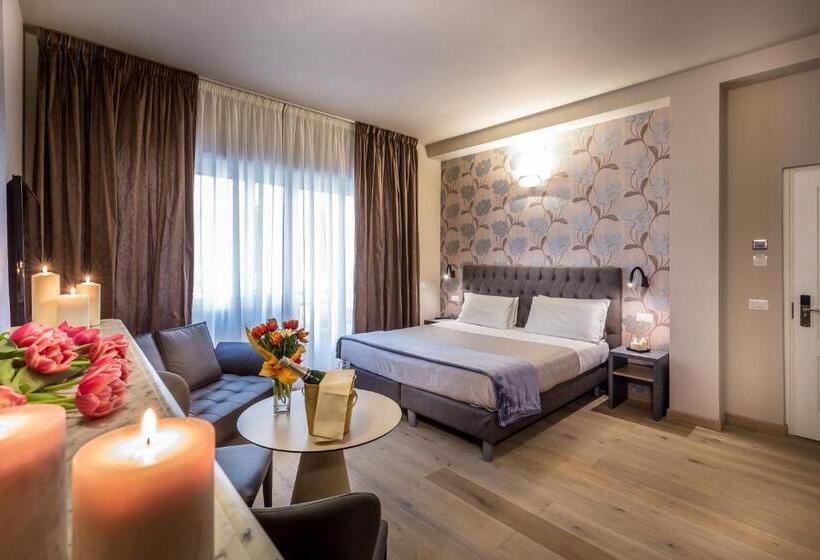 اتاق لوکس با وان آب گرم, Florence Old Bridge B&b