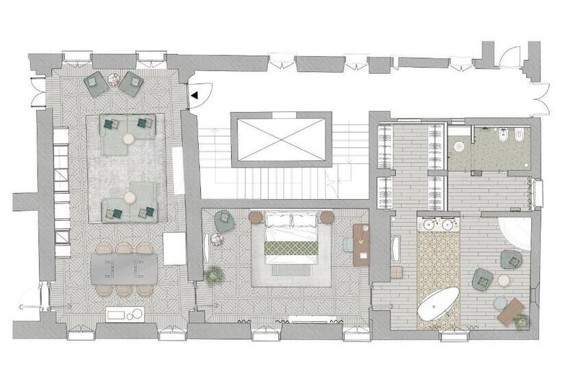 سوئیت پرزیدنت, Borgo Dei Conti Resort Relais & Chateaux