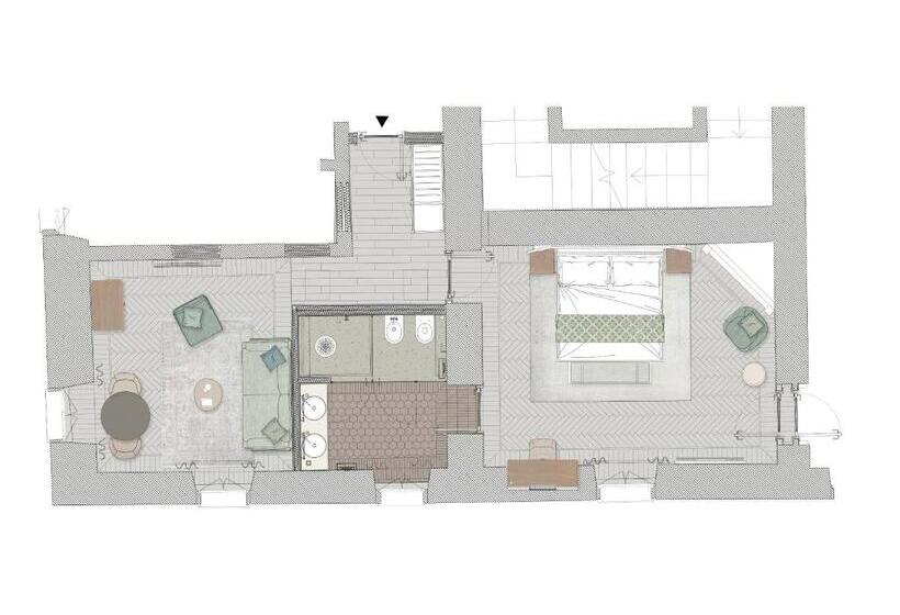 سوئیت پرزیدنت, Borgo Dei Conti Resort Relais & Chateaux