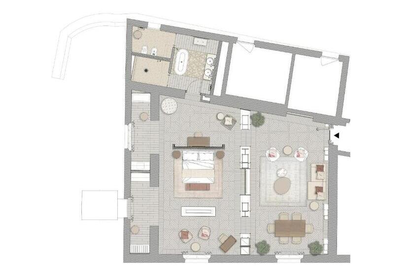 سوییت سوپریور, Borgo Dei Conti Resort Relais & Chateaux