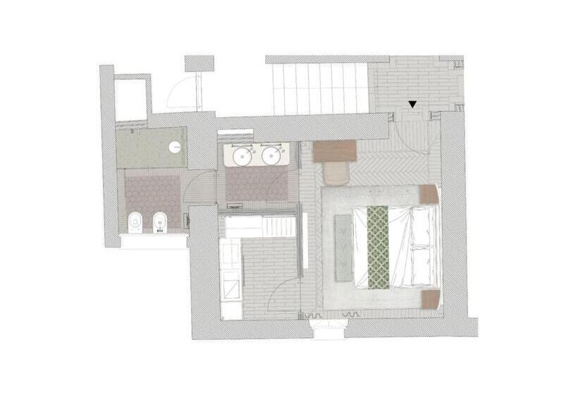 سوئیت 2 خوابه, Borgo Dei Conti Resort Relais & Chateaux