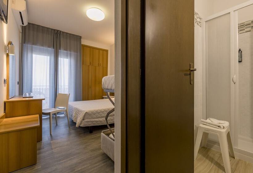 חדר סטנדרט לארבעה נוף לים, Centrale