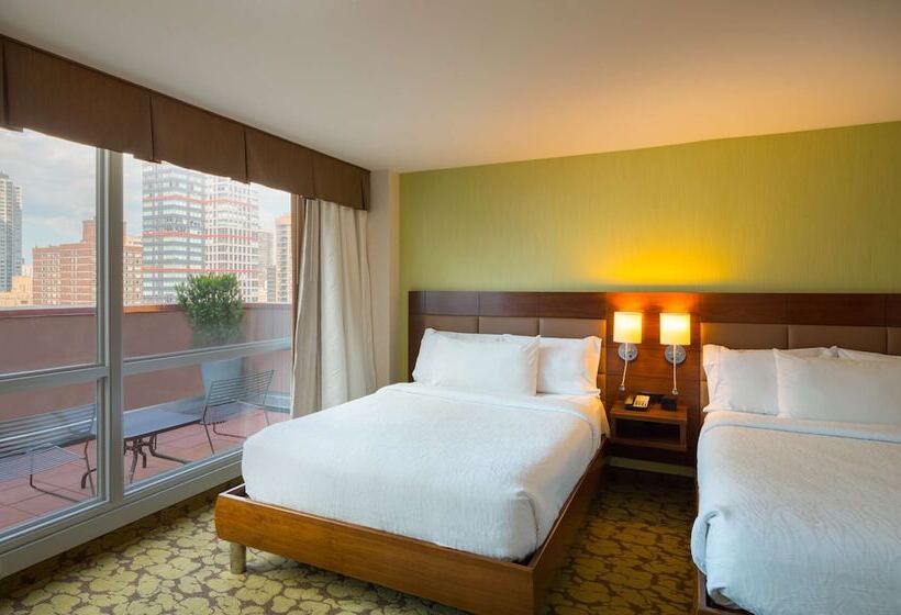 Номер Стандарт 2 Двуспальные Кровати, Hilton Garden Inn New York/manhattanmidtown East