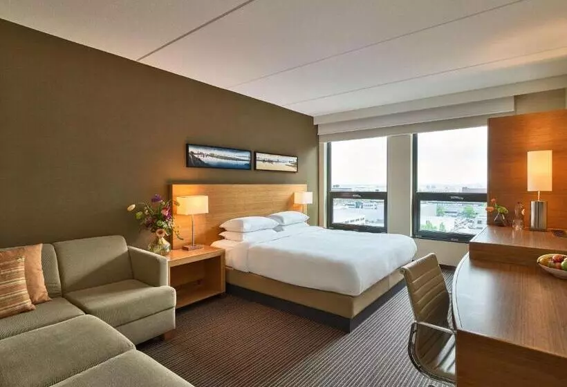 キングサイズベッドのスタンダードルーム, Hyatt Place Amsterdam Airport