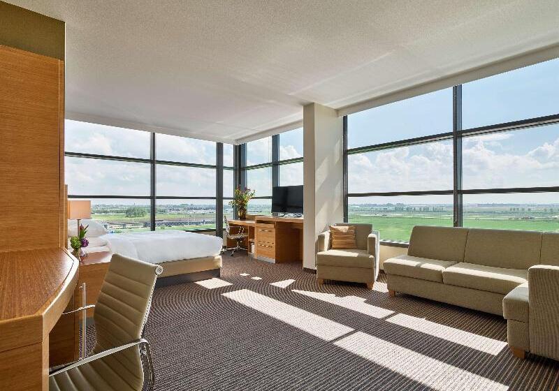 带大床的标准间, Hyatt Place Amsterdam Airport
