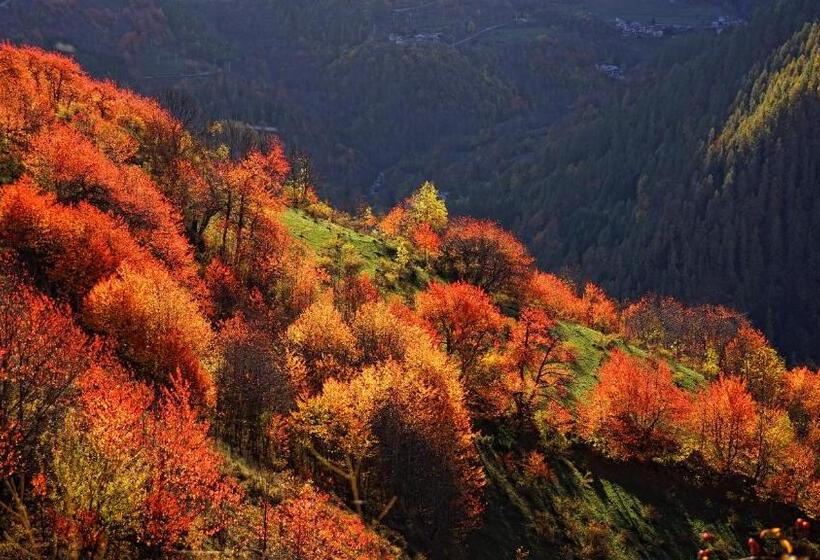 Номер Стандарт Вид на Горы, Pensione Albergo Diffuso Ceaglio Valle Maira