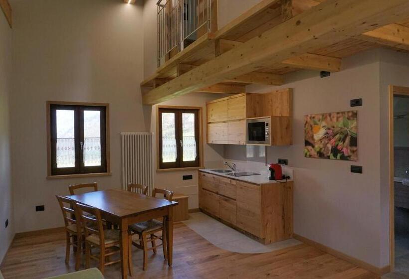 景色の見える一ベッドルームアパートメント, Pensione Albergo Diffuso Ceaglio Valle Maira