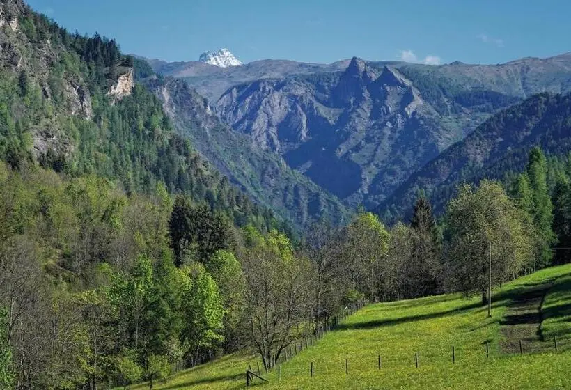 バルコニー付き１ベッドルームアパートメント, Pensione Albergo Diffuso Ceaglio Valle Maira