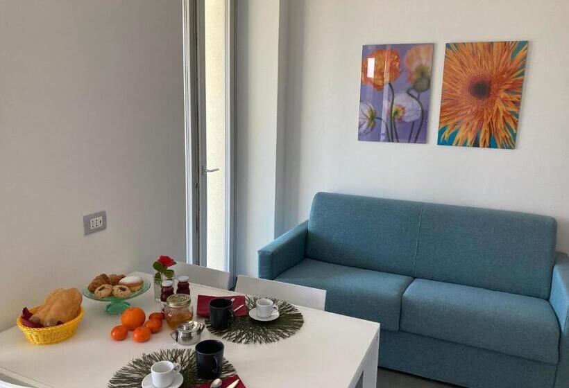 آپارتمان 1 خوابه با چشم‌انداز باغ, Residence Il Bosso