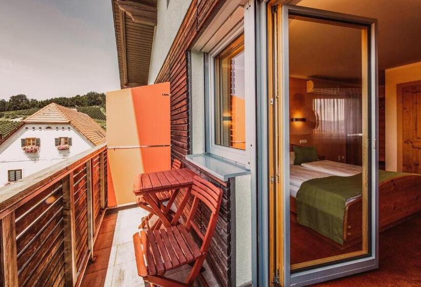 غرفة قياسية مزوَّدة بشُرفة, Weingut Kollerhof Am Eichberg